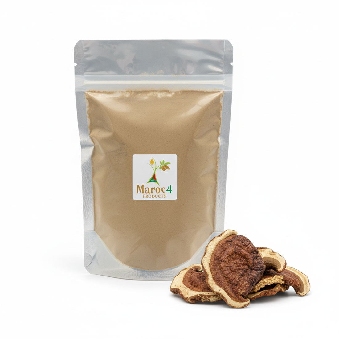 عشبة الفطر الريشي - الجانوديرما - مطحون